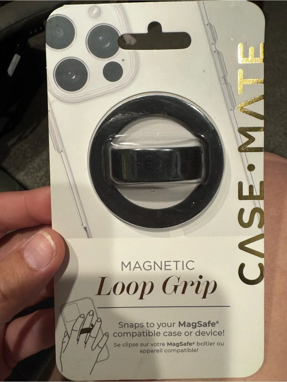 Casemate magnetic loop grip